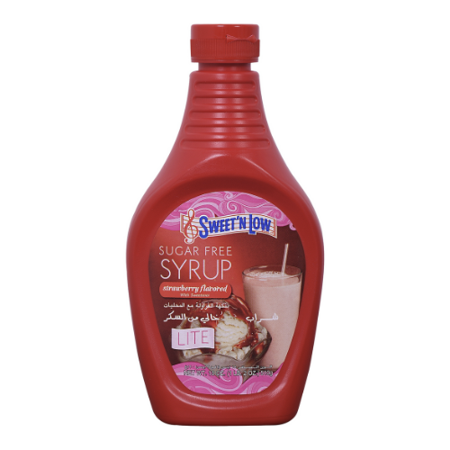 سويت آند لو شراب الفراولة خالي من السكر 510 جم