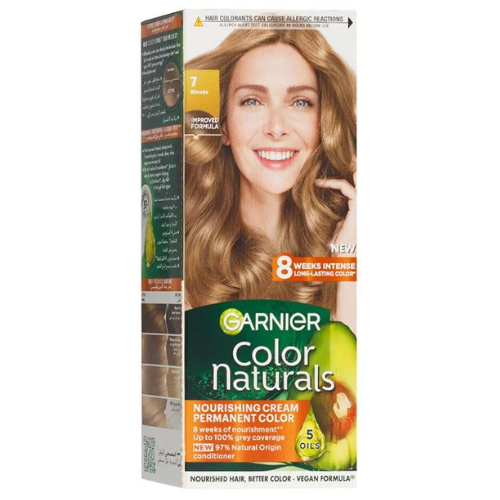 جارنييه كولور ناتشرلز، صبغة شعر مغذية رقم 7، أشقر