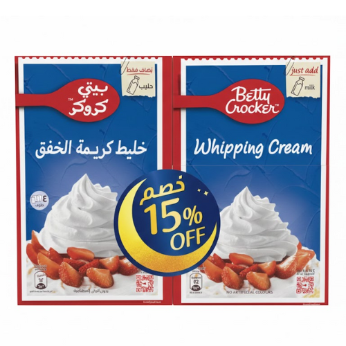 بيتي كروكر كريمة خفق 2 × 140جم
