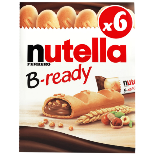 نوتيلا بي-ريدي عبوة من 6 قطع 132 جم