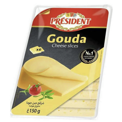 جبنة جودا شرائح 150جم بريذدنت