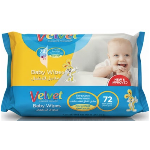 مناديل مبلله غنية لوشن للأطفال72ح فلفت