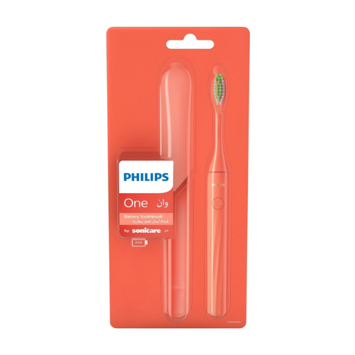 فيليبس ون باي سونيكير فرشاة أسنان بالبطارية مانجو يلو HY1100