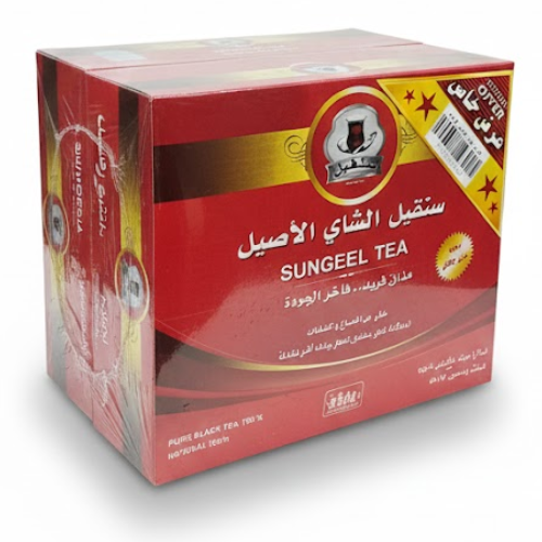 ع/2 حبه شاي اسود اكياس 100 كيس سنقيل