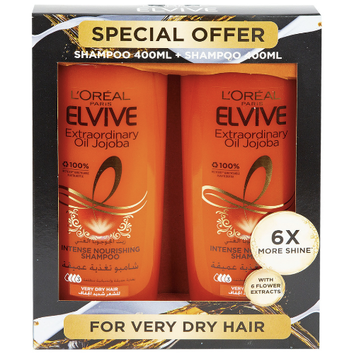 لوريال باريس إلفيف شامبو مغذي بالزيت 2 × 400 مل