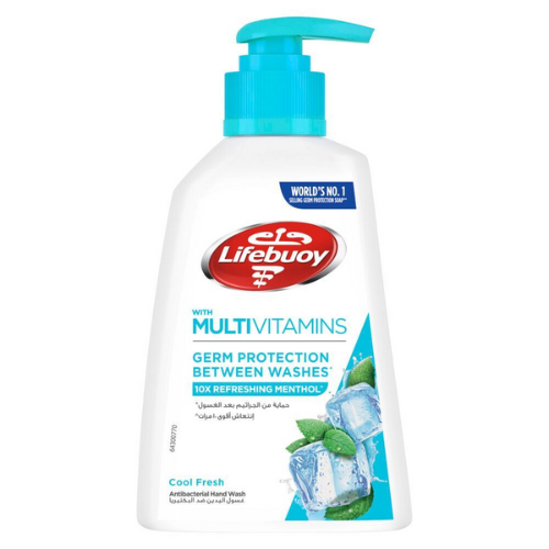 غسول يدين مطور بالفضة انتعاش البرودة لايف بوي 200م