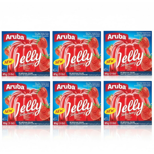 حبه جيلي بالفراولة اوروبا 6*85 جم