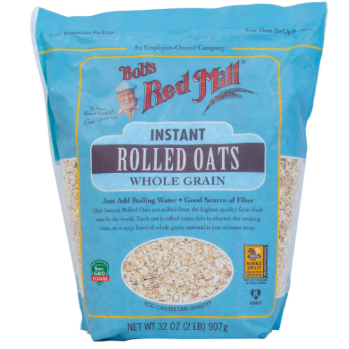 بوبز ريد ميل شوفان ملفوف سريع التحضير بالحبوب الكاملة 907 جم