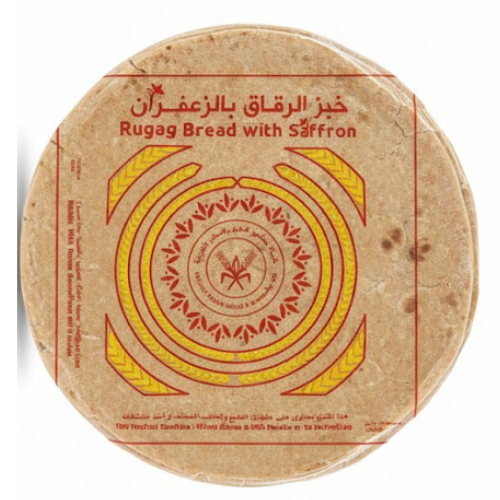 شركة مطاحن الدقيق والمخابز الكويتية، خبز رقاق بالزعفران، 350 جرام