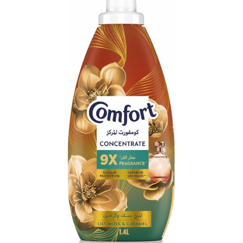 كومفورت منعم أقمشة ليلي مسك وكراميل 1.4 لتر
