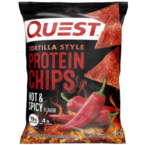 رقائق تورتيلا فلفل حار بروتين 32 غ كويست