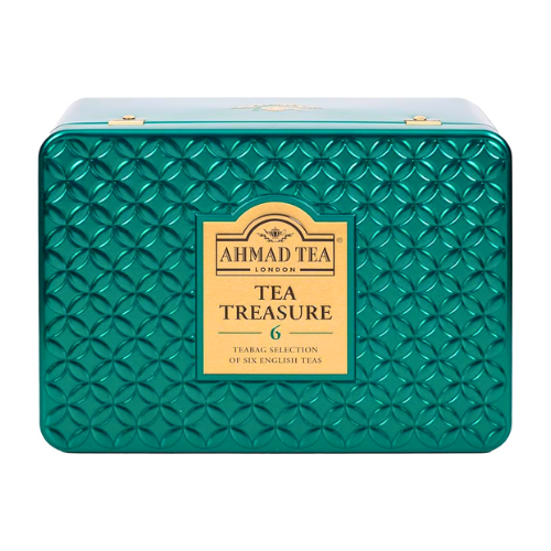 احمد شاي تشكيلة كنز الشاي - ٦ نكهات شاي إنجليزي ١٢٠ جم (٦٠ كيس شاي)