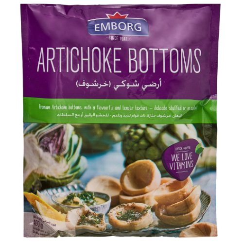 قواعد الخرشوف مجمدة من إمبورج، 400 جم