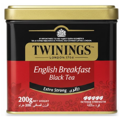 شاي الفطور الانجليزي الأقوى علب 200 جم توايينج