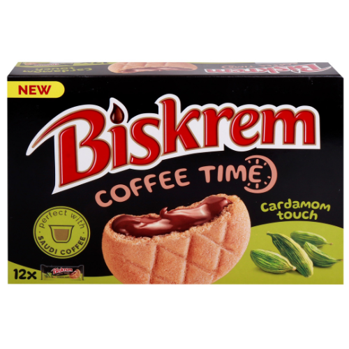 بيسكريم كوفي تايم لمسة الهيل أو حبهان، 12 × 36 جم