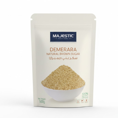 سكر بني ديميرارا قصب سكر ماجستيك 500 جم