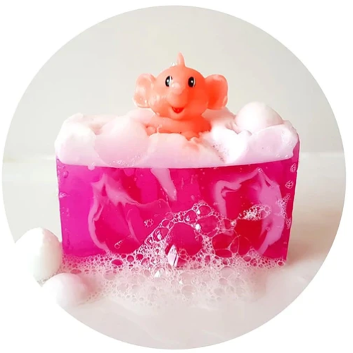 100gm pink elephant بومب كوزمتكس صبون بنكهة