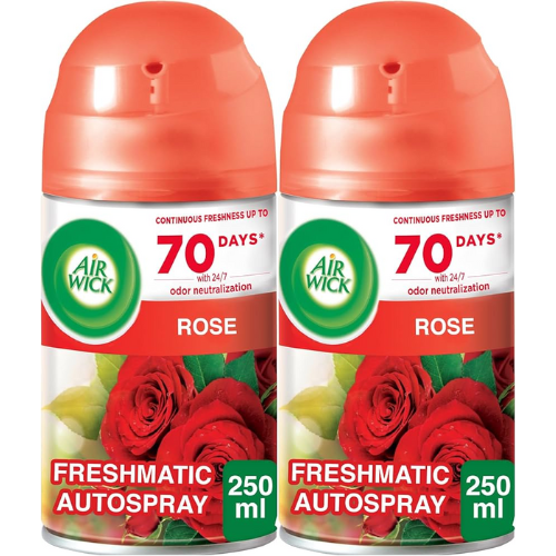 اير ويك بخاخ اوتوماتيكي معطر للهواء الورد 2*250 مل