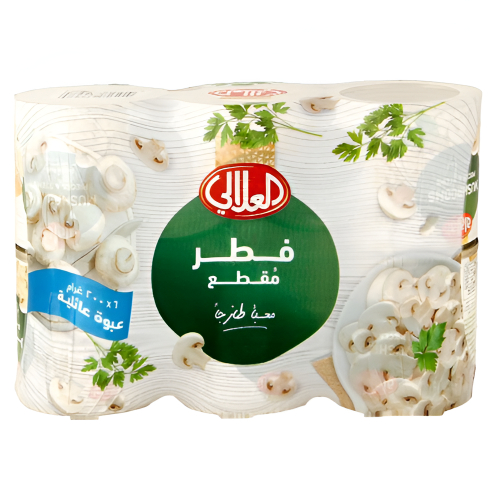 العلالي قطع مشروم 6 × 200 جم