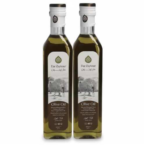 دار زيتون عرض خاص 500 مل+500 مل زيت زيتون