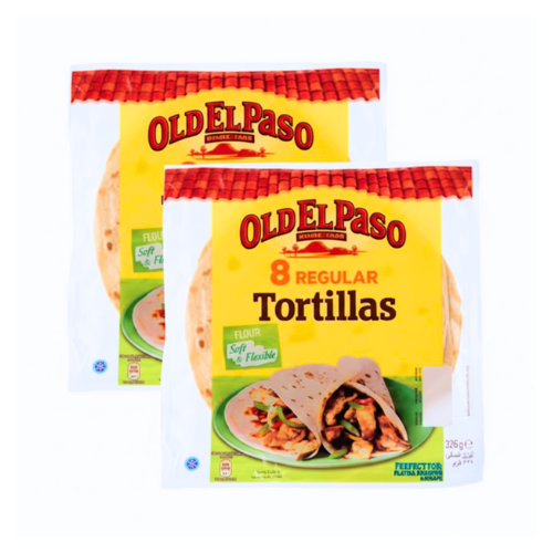 اولد الباسوا خبز توريتلا قمح 2 × 326 جم