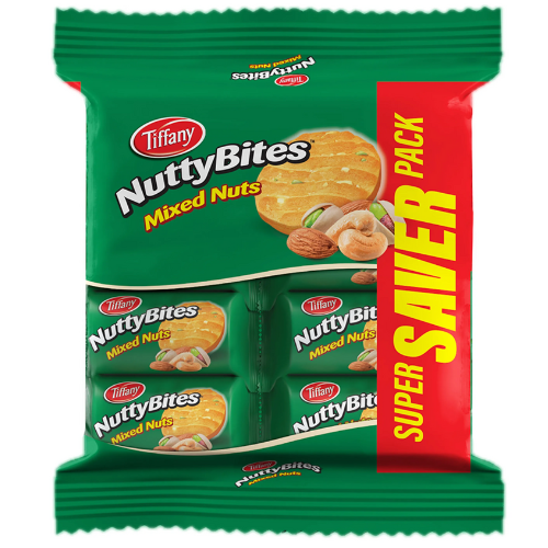 تيفاني بسكويت بالمكسرات المشكلة عبوة اقتصادية 8 × 72 جم