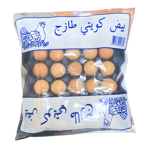 الأندلسية بيض المرعى الحر الطازج 30 حبة