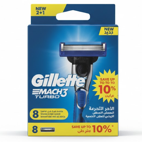 شفرات ماك 3 تربو جيليت