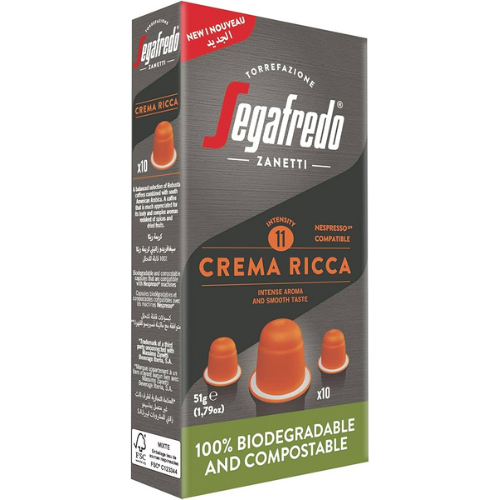 كبسولات كريما ريكا 10 كبسولة 51 جرام سيجافريدو