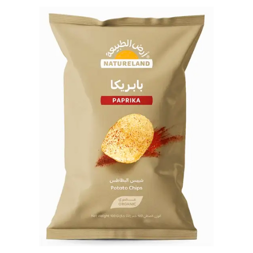 شيبس بطاطس بابريكا عضوي 100 جم
