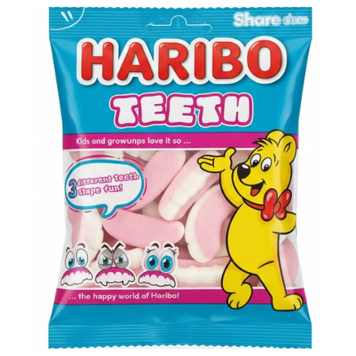 حلوى أسنان من هاريبو، 80 جم
