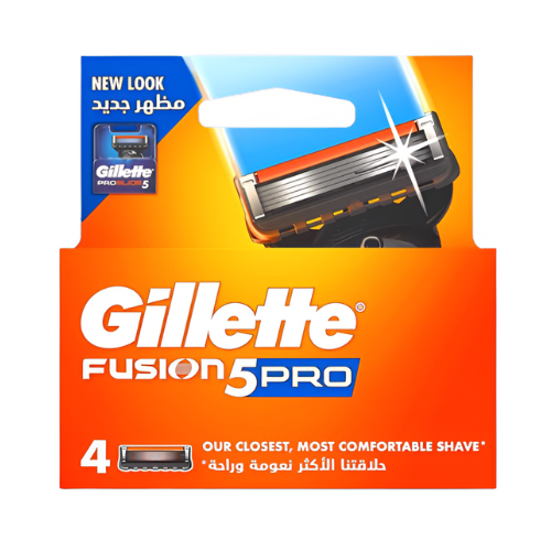 شفرات حلاقة جيليت فيوشن 5 برو 4 شفرات