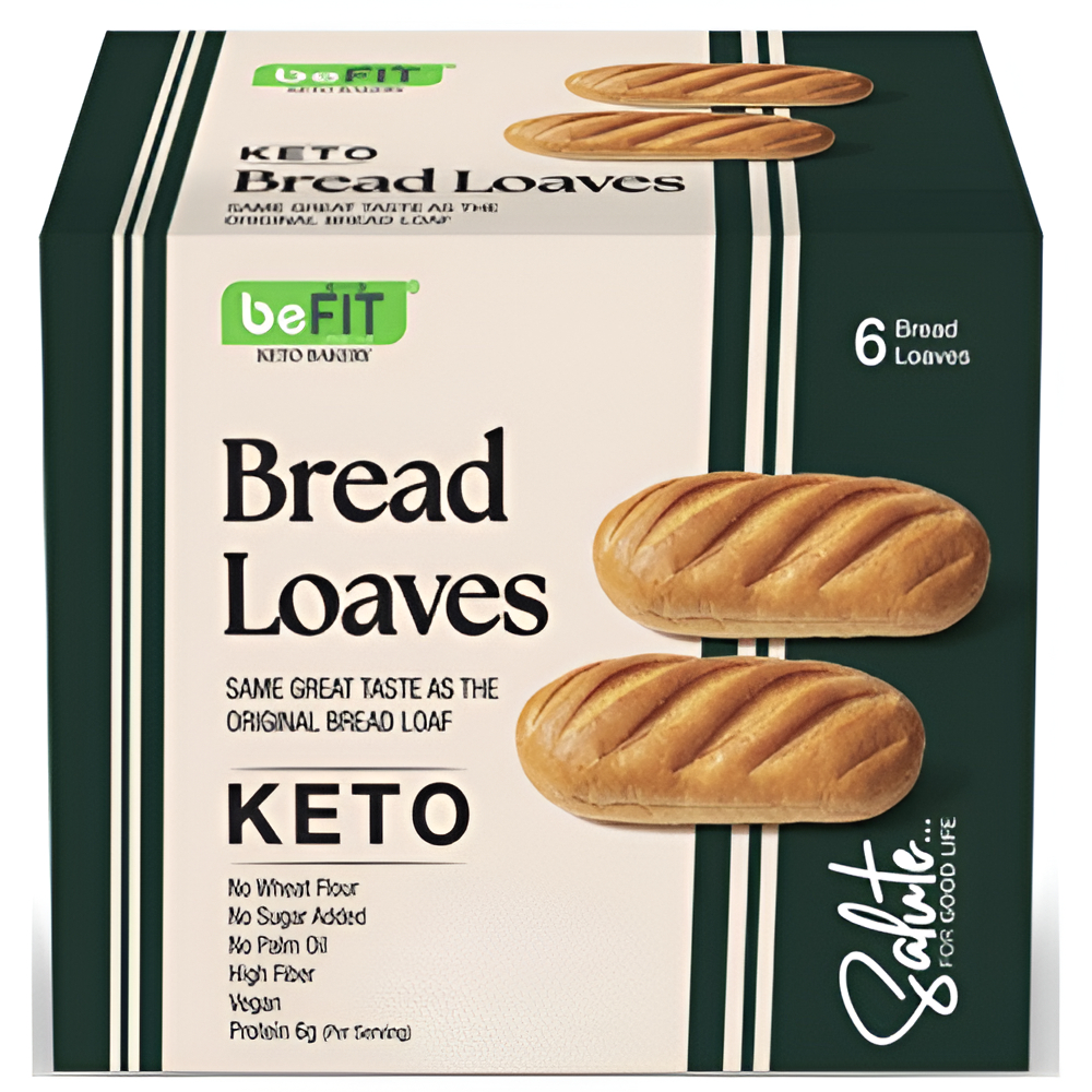 سالوت كيتو أرغفة الخبز خالي سكر6* 210 جم