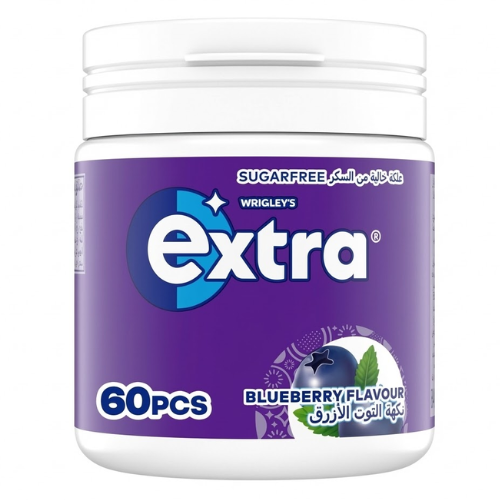 علكة اكسترا برطمان التوت الازرق 84 جرام
