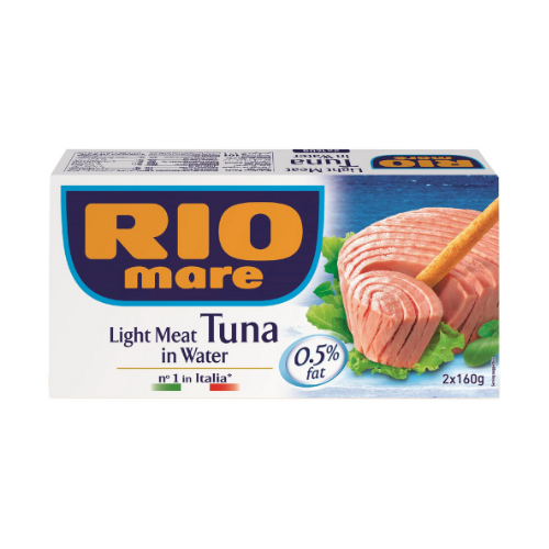 ريو ماري تونة خفيفة بالماء 2 × 160 جم