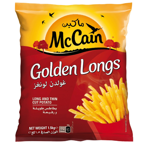 ماكين بطاطس مقلية ذهبية طويلة 1.5 كجم