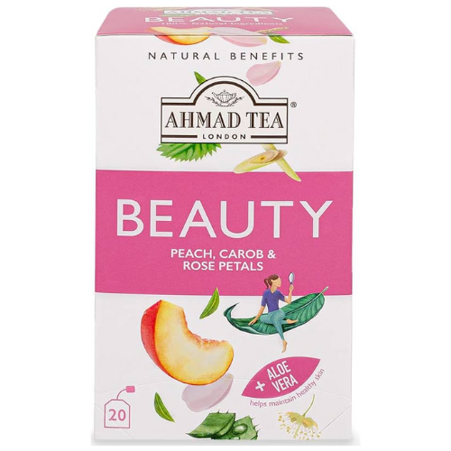 شاي احمد للجمال خوخ وخروب وصبار 20*1.5 غ