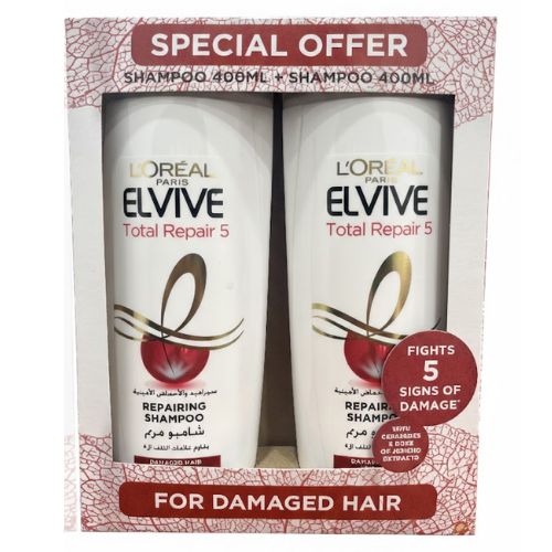 لوريال باريس إلفيف شامبو معالجة كاملة عرض توفير 2 × 400 مل