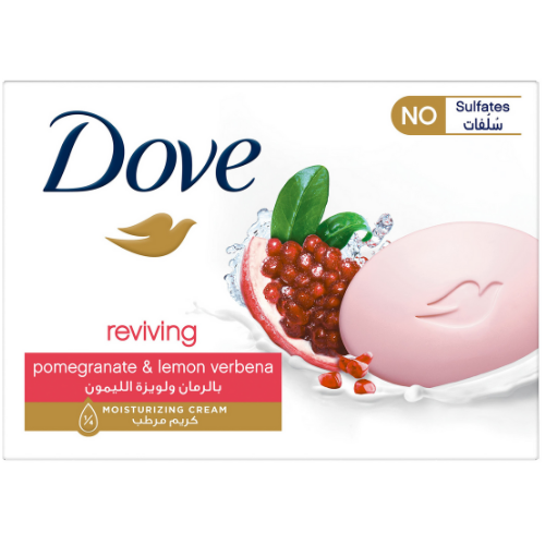 دوف صابون قطع حيوية رمان ولويزة ليمون 125 جم