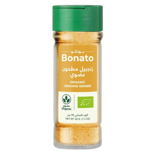 زنجبيل مطحون عضوي بوناتو 40 جم