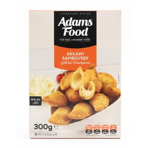 سمبوسك عكاوي بريميوم مجمد ادمز فود 300جم