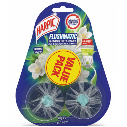 هاربيك فلوشماتيك - منظف المرحاض داخل الخزان 3 × 50 جرام
