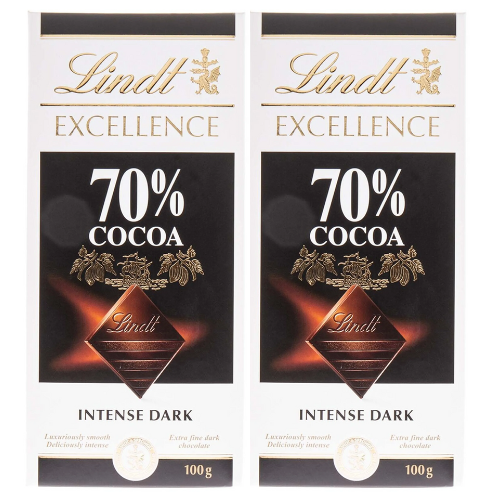ليندت اكسيلانس 70٪ كاكاو شوكولاتة داكنة 2*100 جم