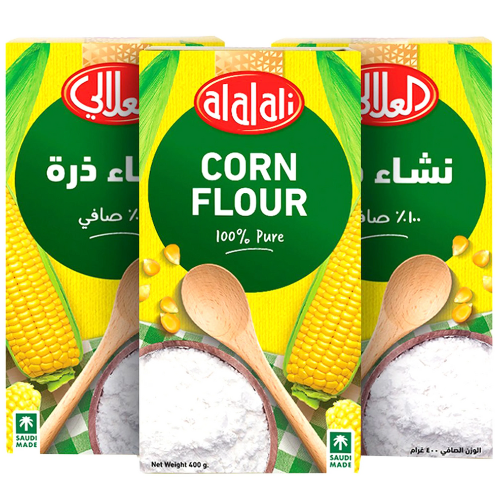 العلالي نشاء الذرة 3 × 400 جم
