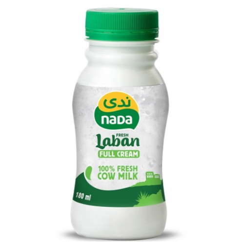 لبن كامل الدسم 180م ندى