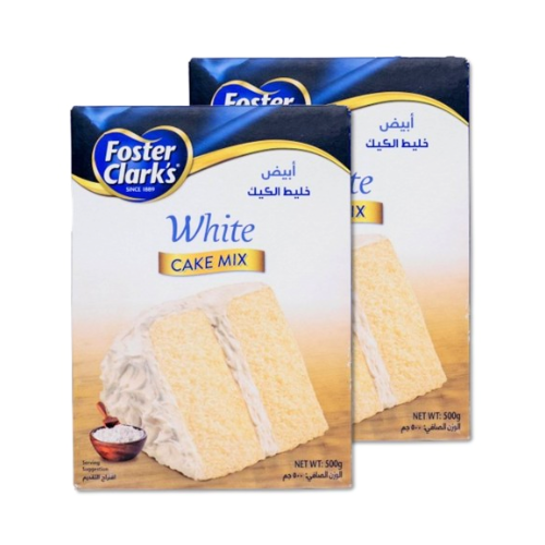 خليط الكيك ابيض فوستر كارك 2 × 500 جم