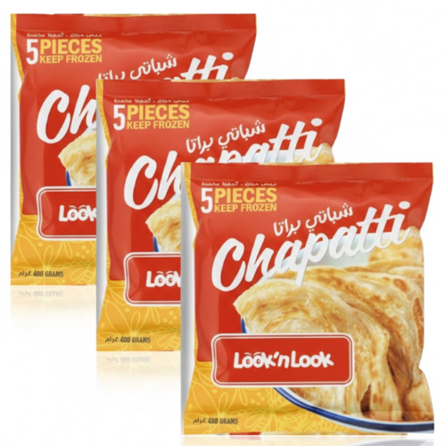 لوك آند لوك، شباتي براتا، ٥ قطع، 3*400 جرام