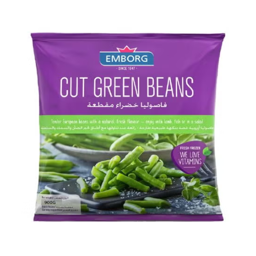 امبورج فاصوليا مقطعة مجمدة 900جم