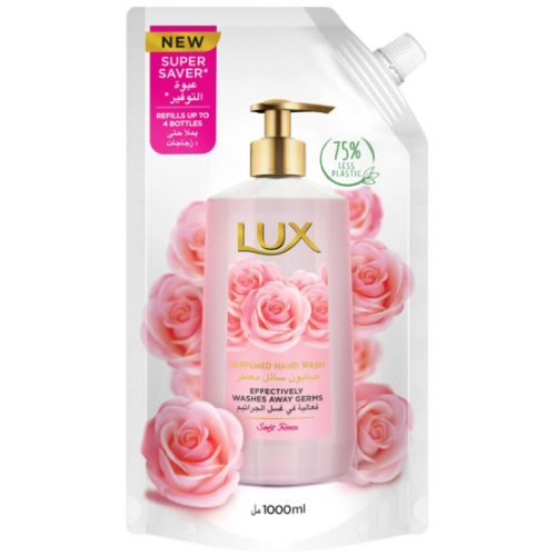 لوكس صابون سائل لليدين معطر الورد 1000 مل