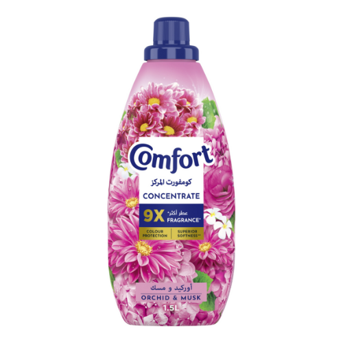 كمفورت منعم الأقمشة المركز عناية فائقة أوركيد ومسك 1.5 لتر